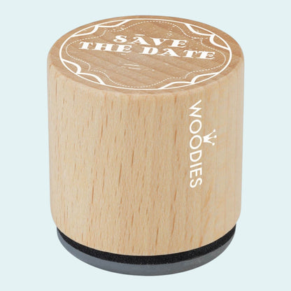 Woodies Holzstempel  Save The Date Ø 3 cm