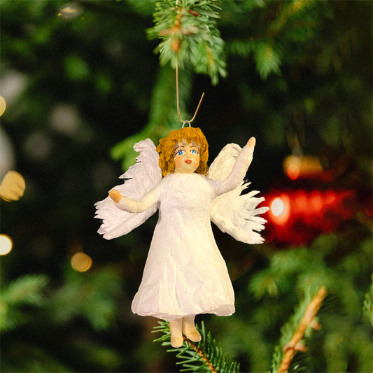 Weihnachtspuppe Segnender Engel