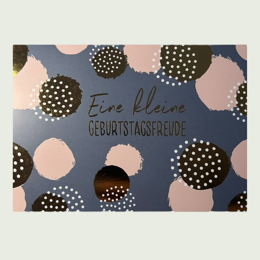 Postkarte „Eine kleine Geburtstagsfreude“