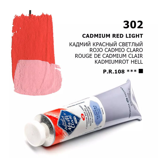 White Nights Saint Petersburg Nevskaya Palitra Color Tempera Cadmium Red Light «master-class» In Tube №302