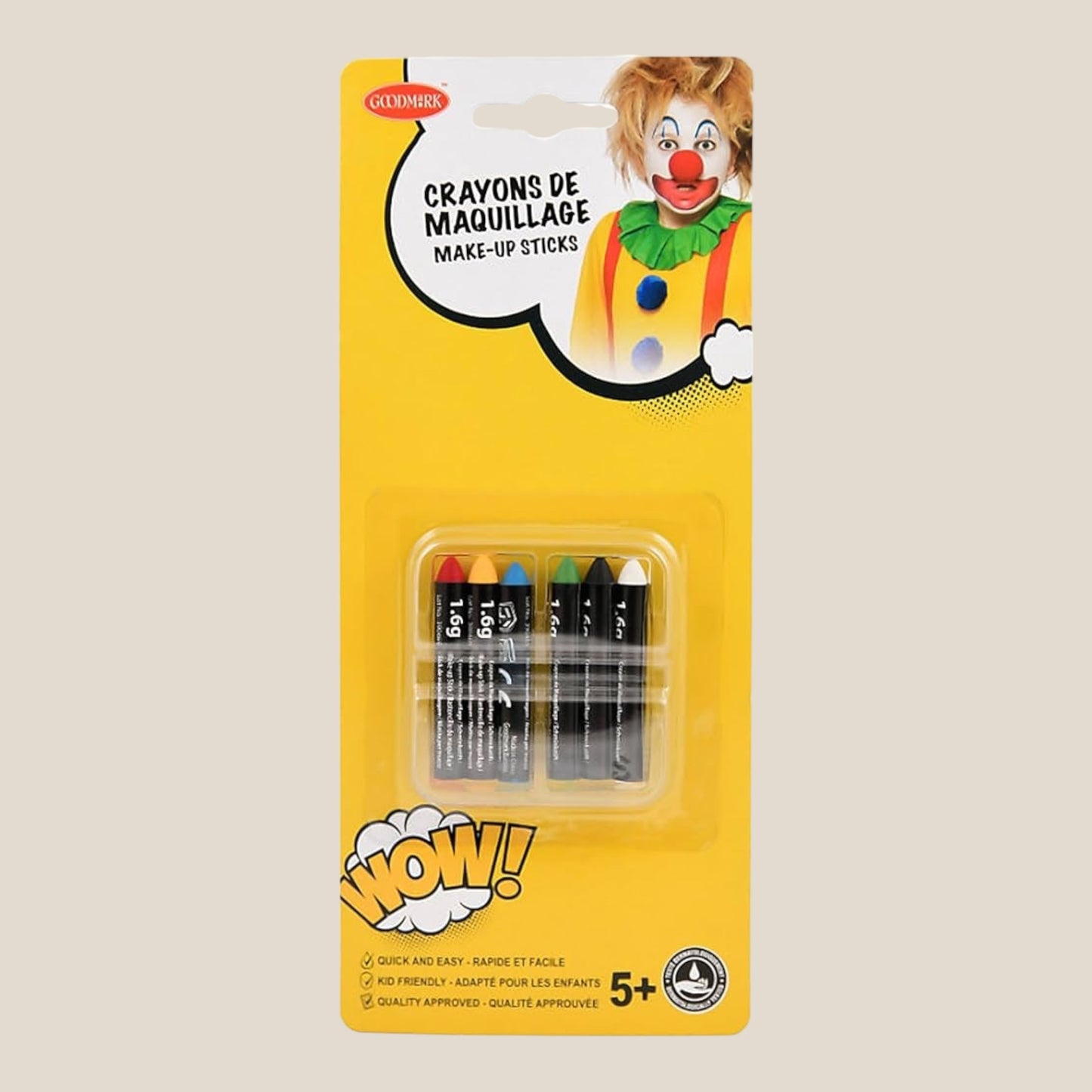 Goodmark Crayons de Maquillage – Make‑Up Sticks (5+)