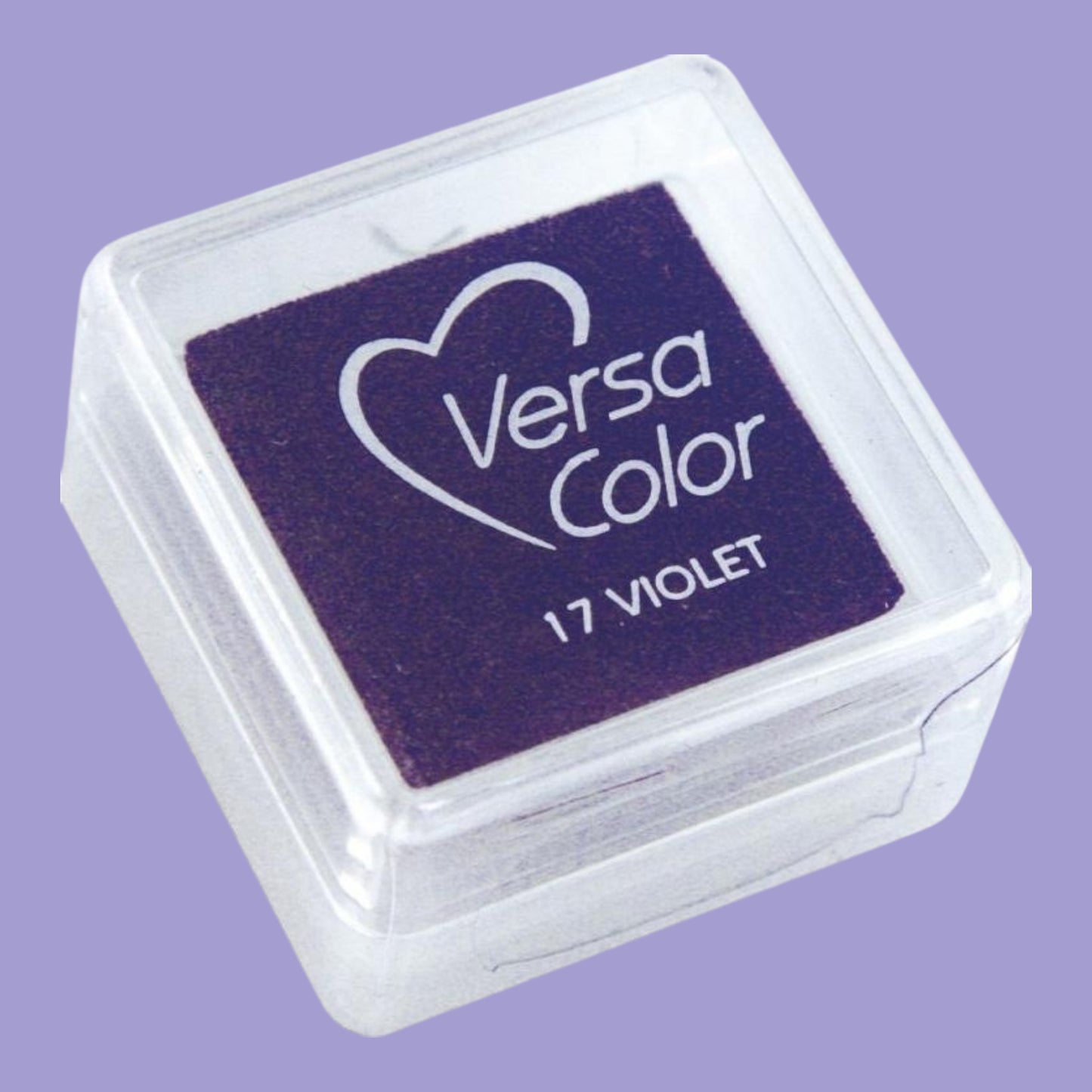 Rayher Stempelkissen Versacolor, 17 Violett Stempelfläche 2,5x2,5 cm