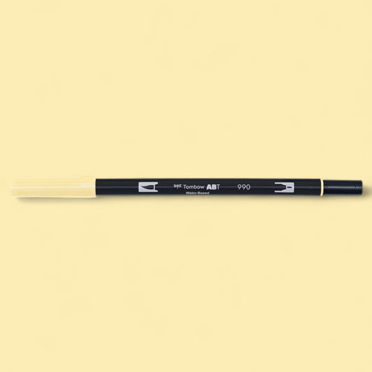 Tombow ABT Dual Brush Pen 062 pale yellow