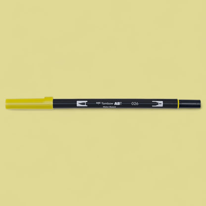 Tombow ABT Dual Brush Pen 026 yellow gold 