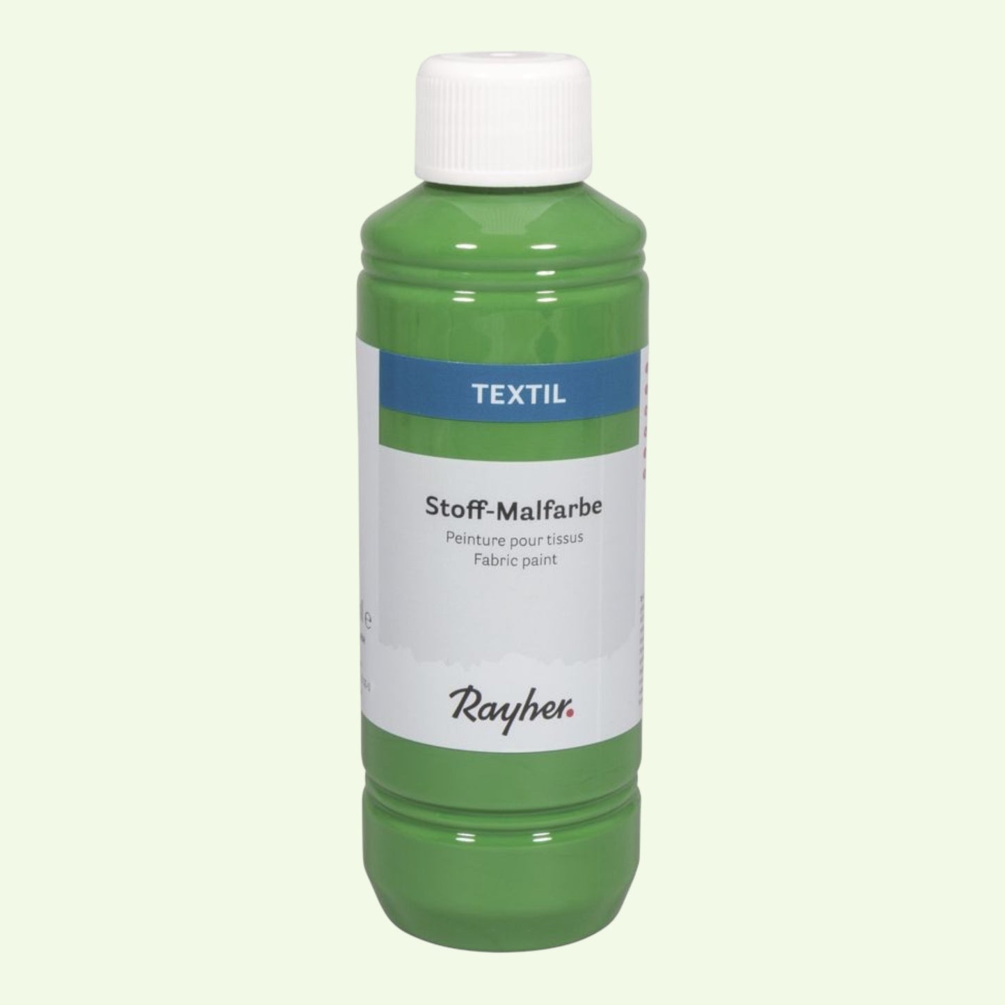 Rayher Textil Stoffmalfarbe, Blattgrün, 250ml