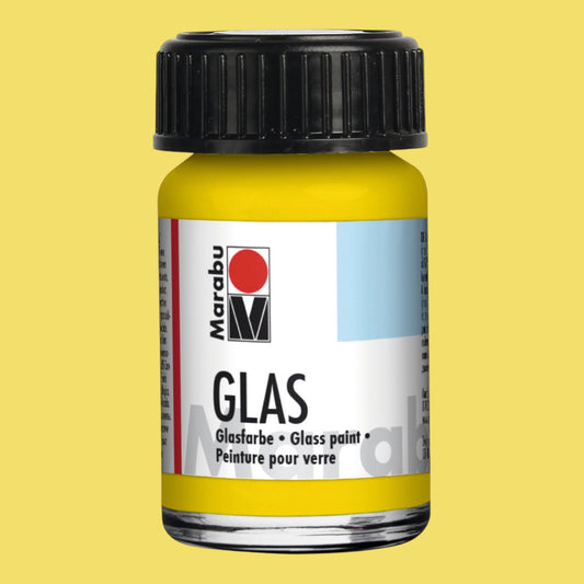 Marabu Transparent Glasfarbe , Sonnengelb 220 , 15 ml