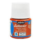 Pébéo Setacolor Shimmer Textilfarbe – Brick 63 , 45 ml
