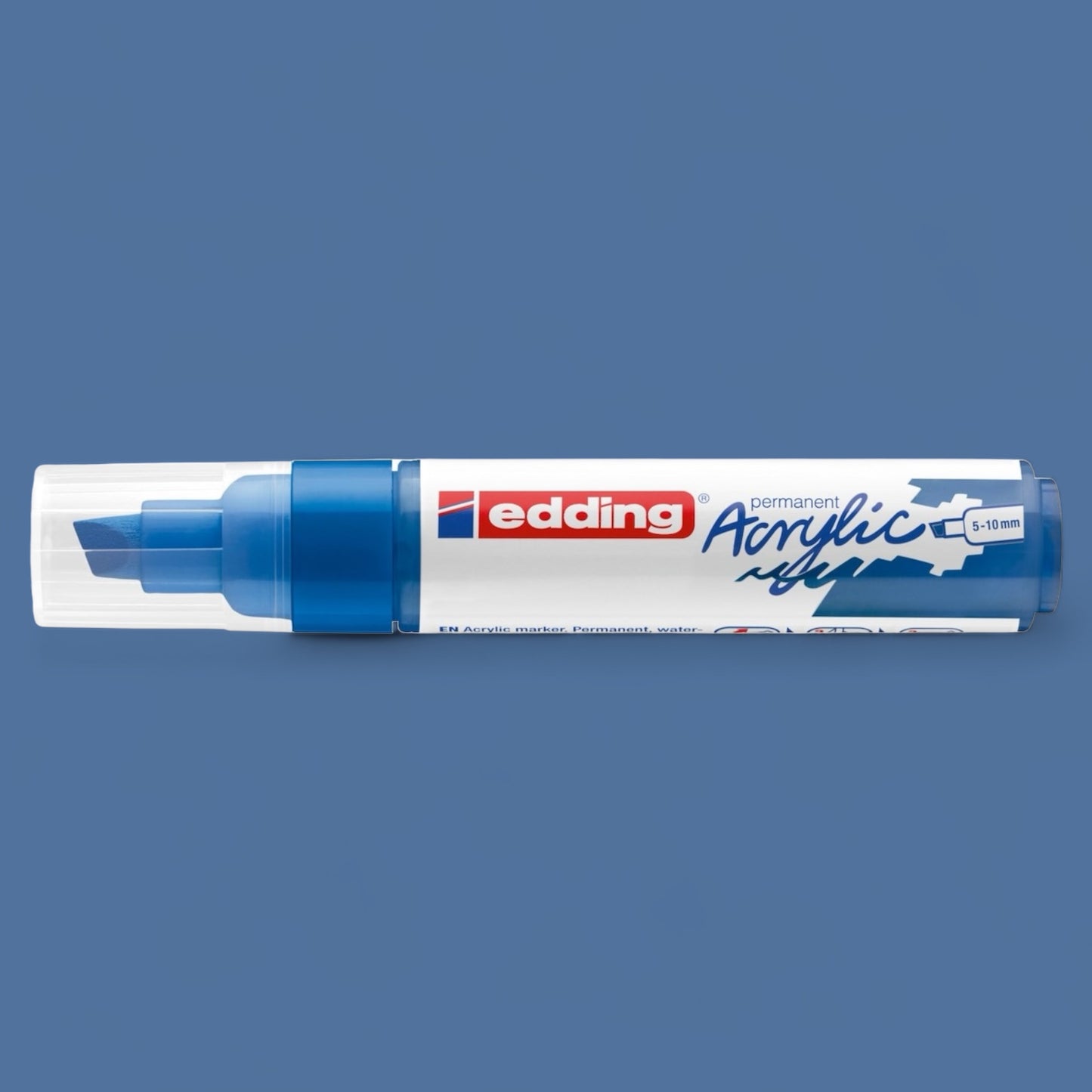 Edding 5000 Acrylmarker enzianblau 903 , Keilspitze 5-10 mm