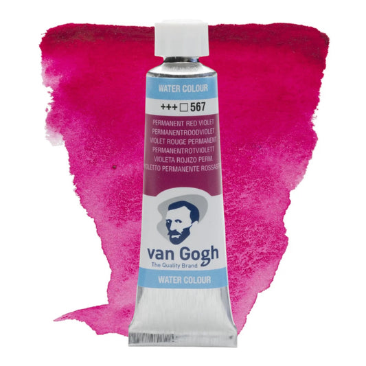 Van Gogh Aquarellfarbe Tube Permanentrotviolett 567