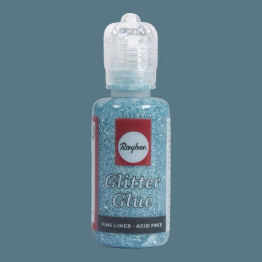 Rayher Glitter-Glue Metallic – 20 ml, Lagoon