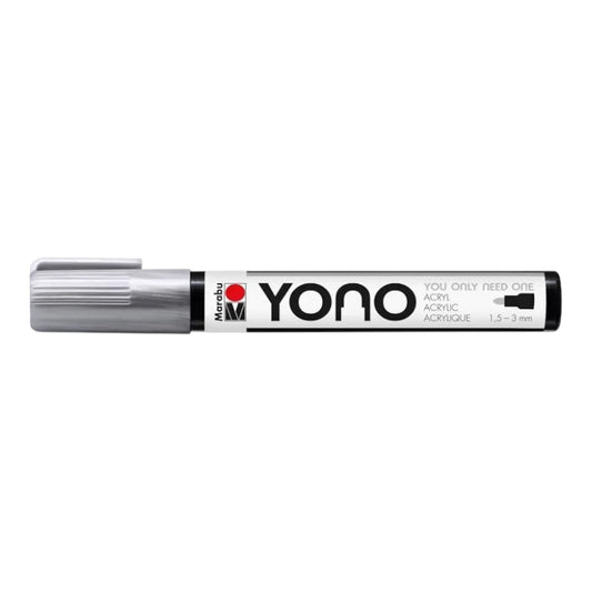 YONO Acrylmarker – Silber (1.5–3 mm)