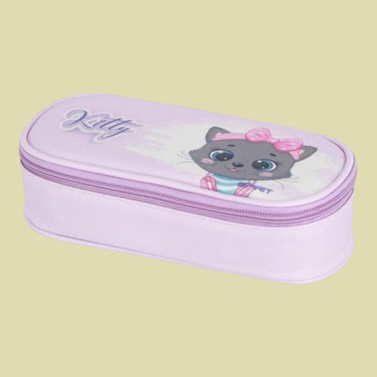 Schuleretuis Leer MY BAG Mini "KITTY", 1-Zip
