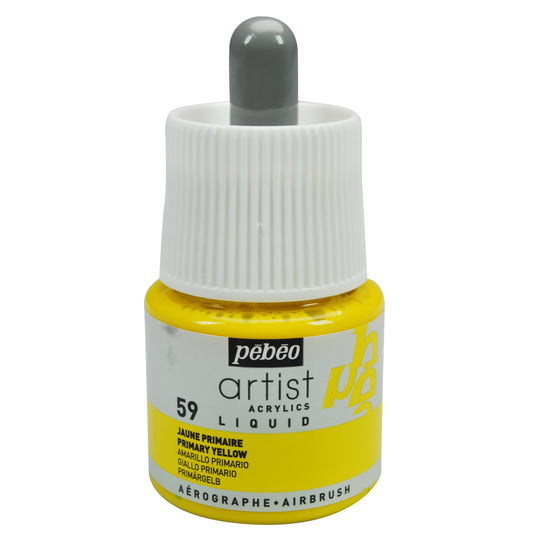 Pébéo Artist Acrylic Liquid Ink Primary Yellow 59