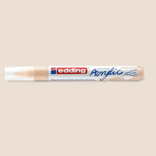 Edding 5100 Acrylmarker warmbeige 255 , Rundspitze 2-3 mm