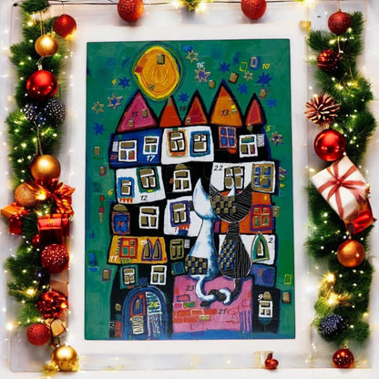 postcard Advent calendar 