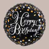 Folienballon  Rund Happy Birthday   45cm