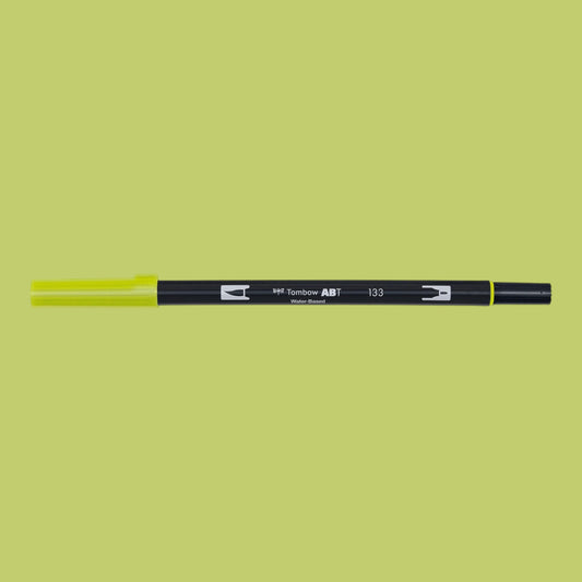 Tombow ABT Dual Brush Pen 133 chartreuse