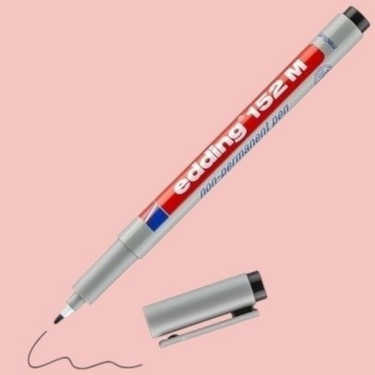 Edding 152 M – Non‑permanenter Folienschreiber Schwarz