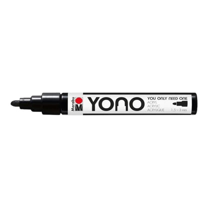 YONO Acrylmarker – Schwarz (1.5–3 mm)
