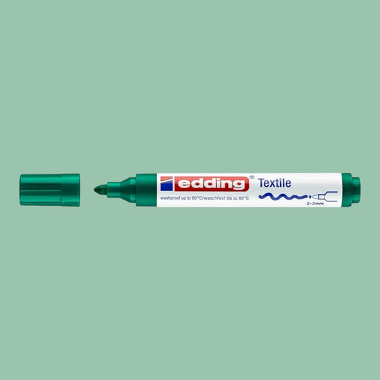 Edding 4500 Textile Marker – 2-3 mm Rundspitze, Grün