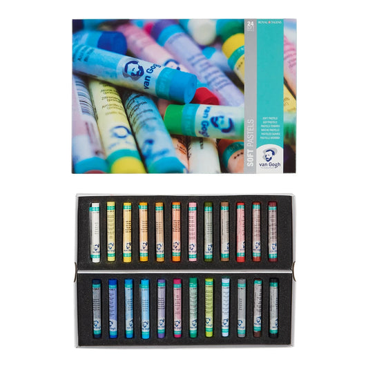 Van Gogh Soft Pastel Color Selection In 24 Colors