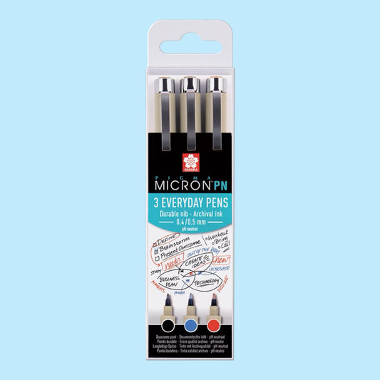 Sakura Pigma Micron Everyday - Fineliner Set 3 Stk Art