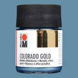 Marabu Colorado Gold Metallic-Effektfarbe , Blau Silber 764