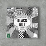 Pearlscent Scrap-block Black Out, fsc Mixcred, 20.3x20.3cm, 150 G/m2, 48 sheets