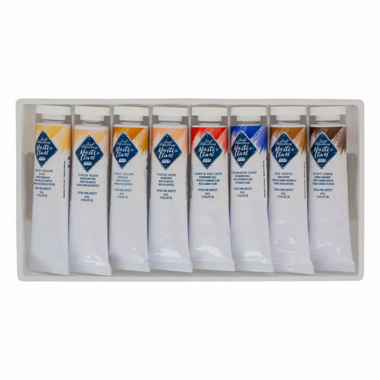 White Nights Saint Petersburg Master-class oil paints 8 pieces - 18 ml portrait set