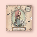 Pearlscent scrap pad Santoromirabelle3, fscmixcred, 15.2x15.2cm, 200 G/m2, 48 sheets