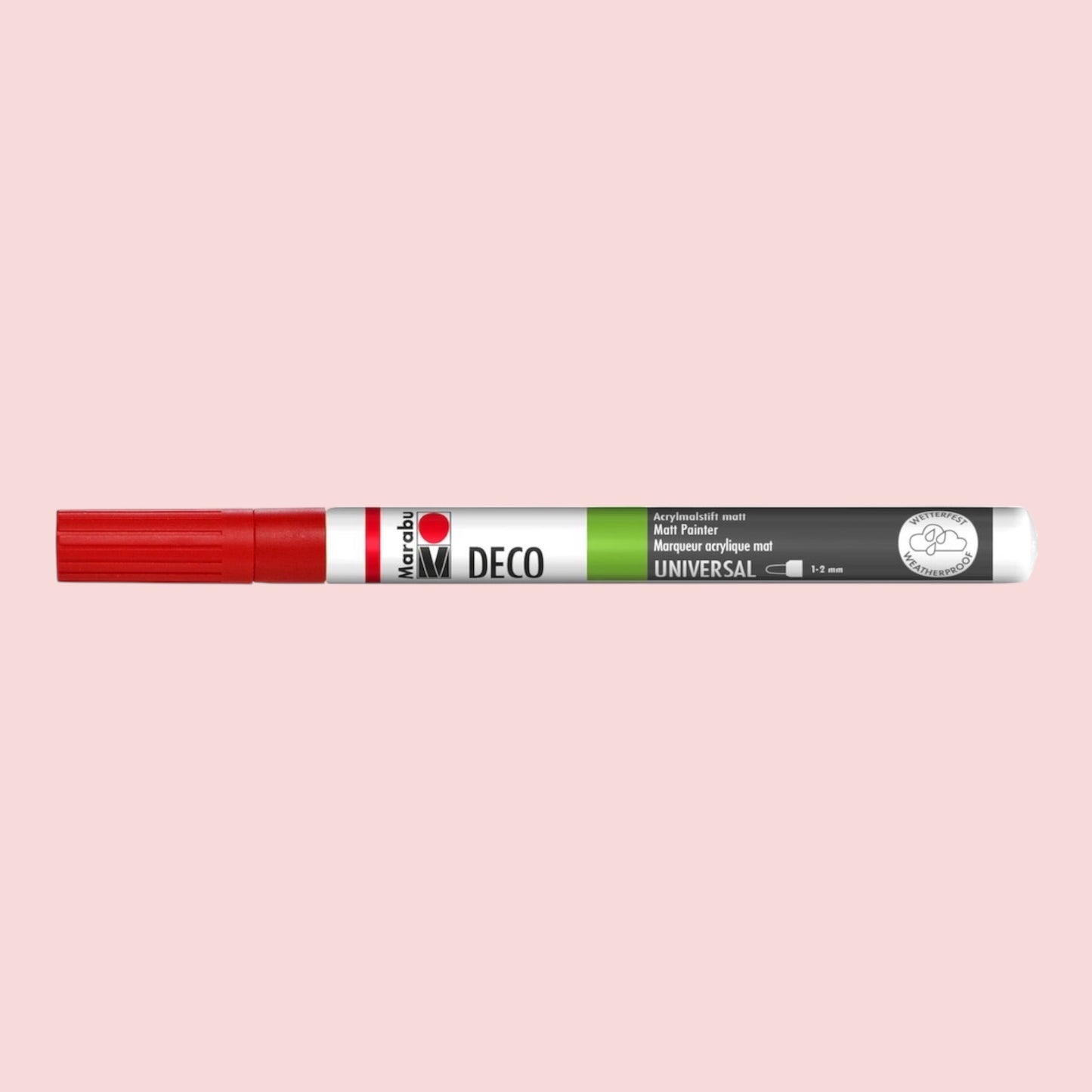 Marabu Deco Painter acrylic marker red, 1-2 mm