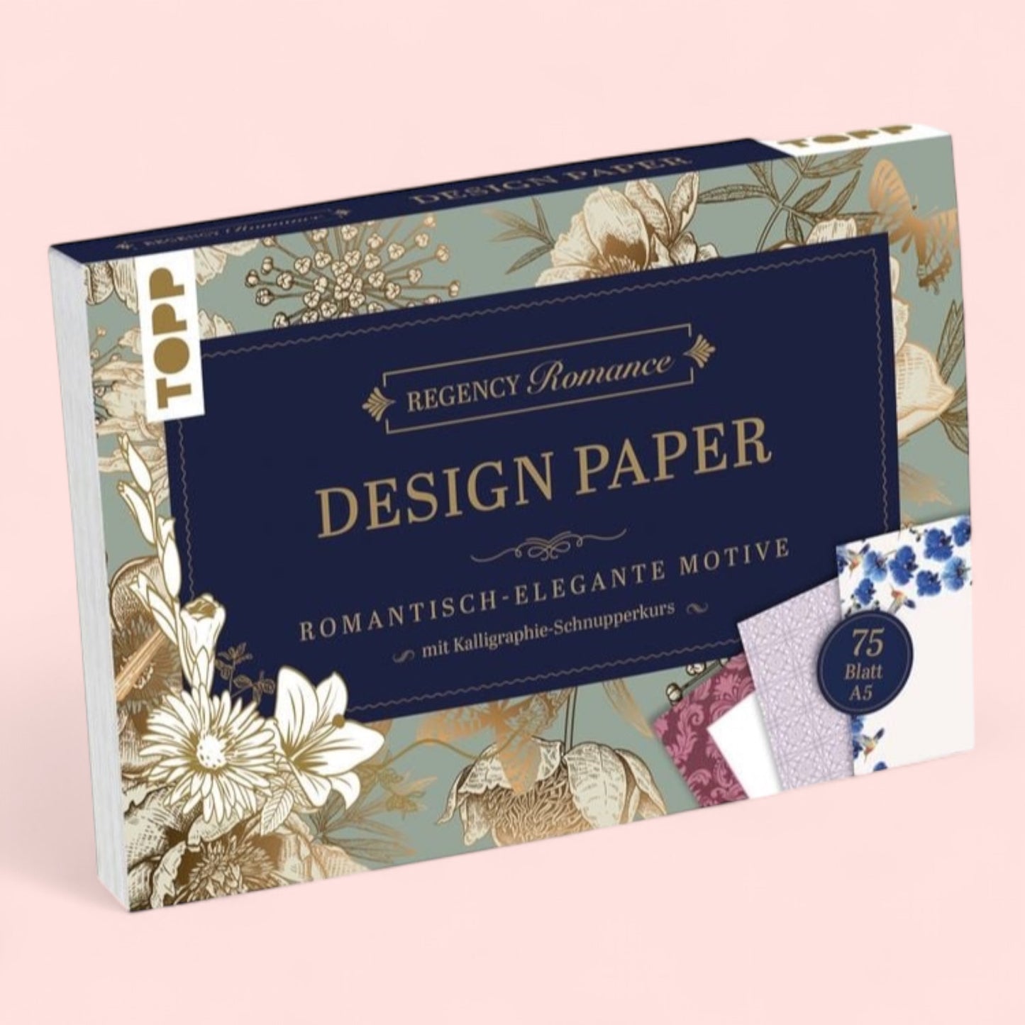 Clara Riemer Regency Romance Design-Paper-Block A5