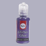 Rayher Glitter-Glue Metallic, 20 ml – Purple Velvet