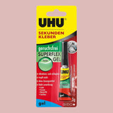 UHU Sekunden Alleskleber geruchsfrei  Superflex Gel, 3g