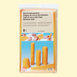 Bienenwabenplatten für Kerzen , 8 Stück