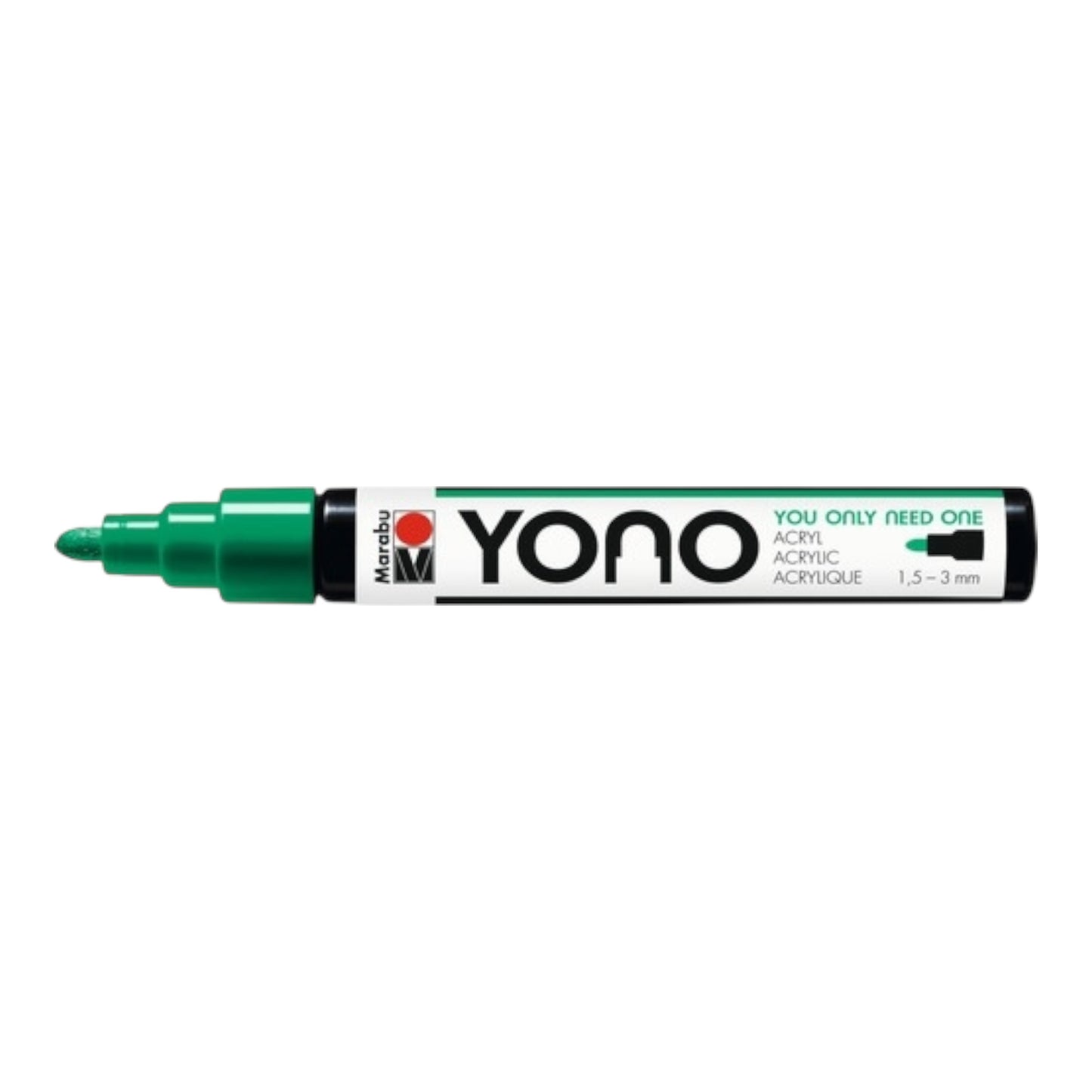 YONO Acrylmarker – Grün (1.5–3 mm)