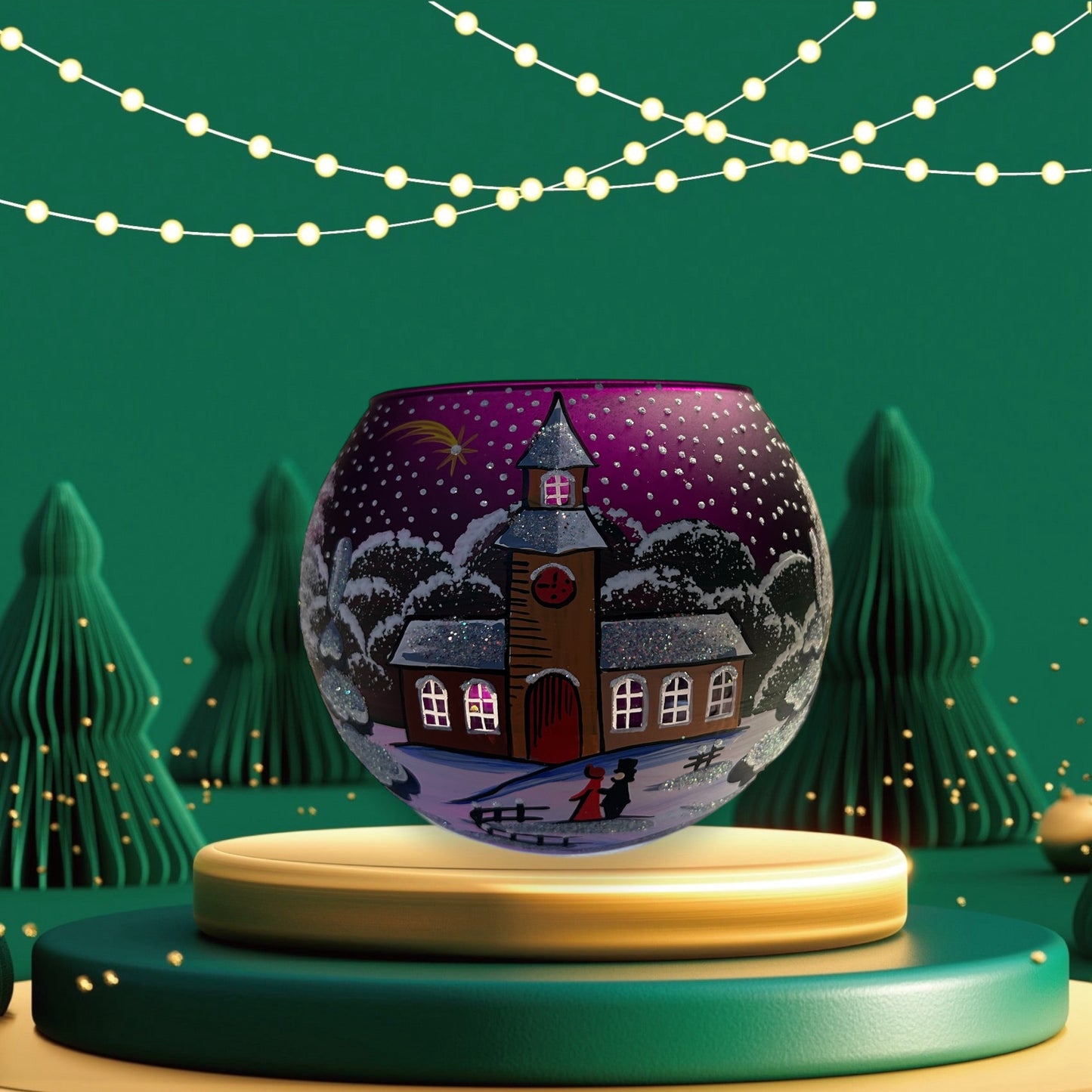 Tealight holder Make a wish