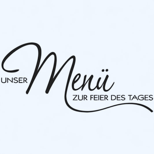 Rayher Holzstempel "Menü zur Feier des Tages"