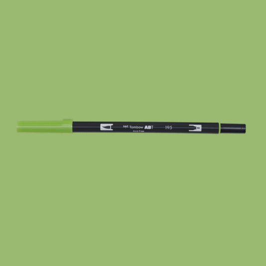 Tombow ABT Dual Brush Pen 195 light green