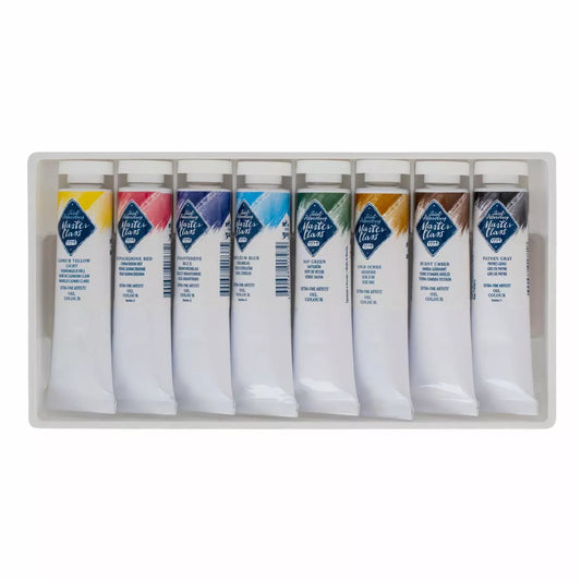 White Nights Saint Petersburg Master-class Oil Paints 8pcs - 18ml Plein Air Set