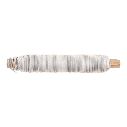 Papierwickeldraht Weiss– 0,8 mm x 22 m