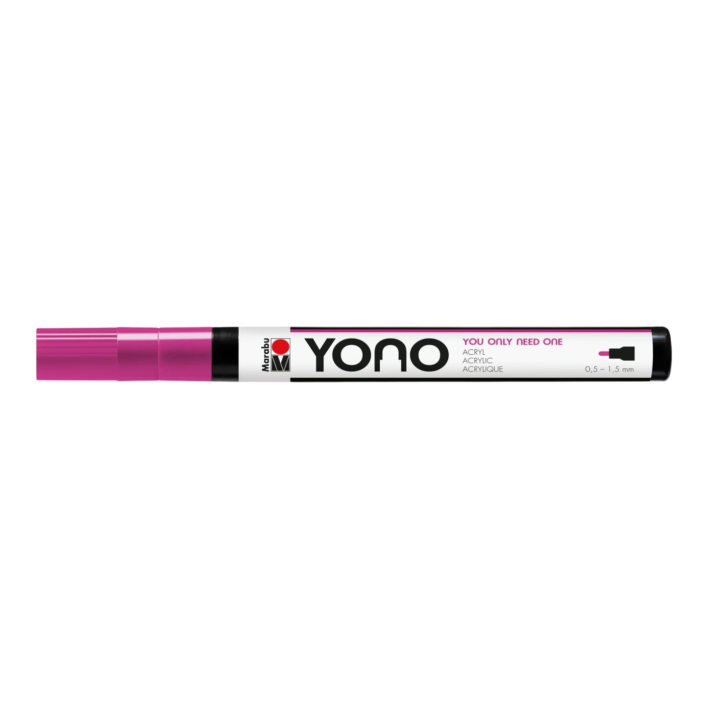 Acrylmarker YONO 0.5 - 1.5 mm Magenta