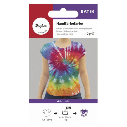 Rayben Textil batik hand dye, 10g purple