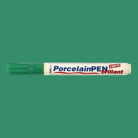 Kreul Porcelain PEN Brillant, Dunkelgrün , 2-4 mm, zum Einbrennen
