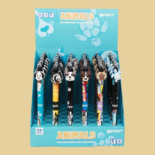 Radierbarer Gelschreiber Animals