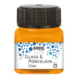 Kreul Glass & Porcelain Clear, Porzellan und Glasfarbe Transparent Orange 16292
