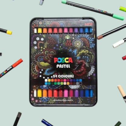 Posca Wachsmalstifte – 24 Stück
