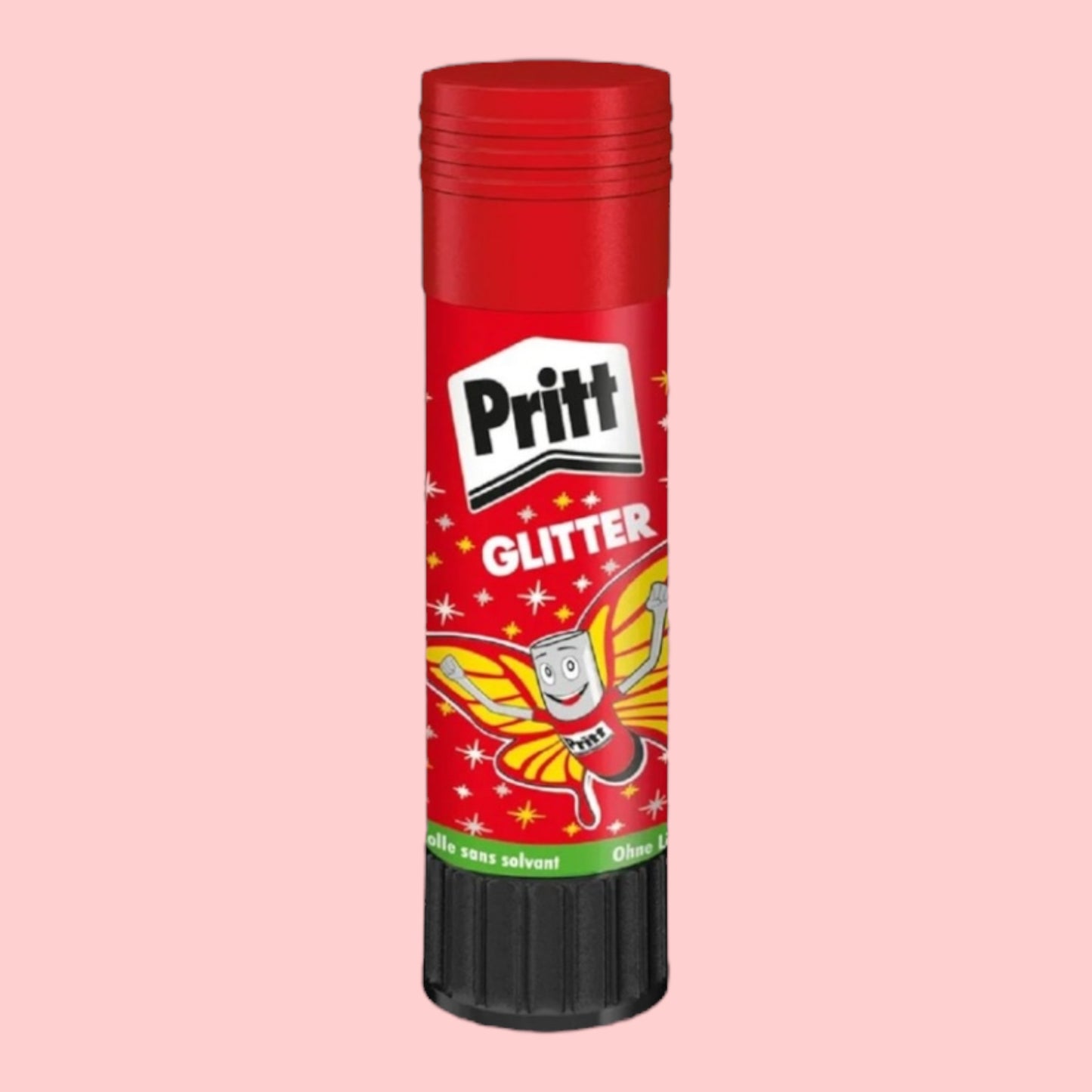 Pritt Klebestift Glitter 20g , Rot