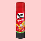 Pritt Klebestift Glitter 20g , Rot