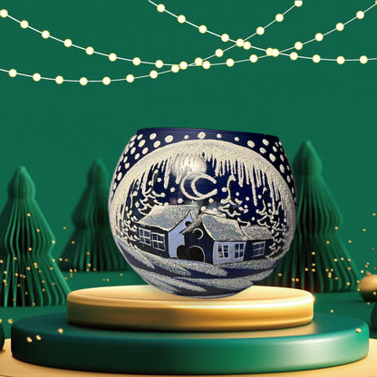 tealight holder Winter Evening